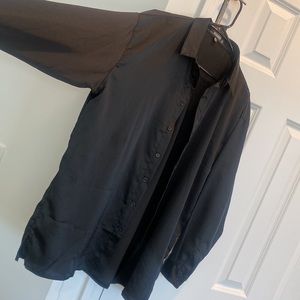 Missguided Satin Button Up Long Sleeve Top US 2